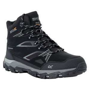 Regatta Mens Holcombe III Walking Boots / Black/Granite